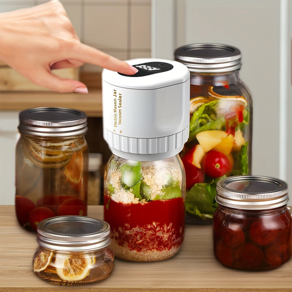Electric Mason Jar Vacuum Sealer for Food Storage_8