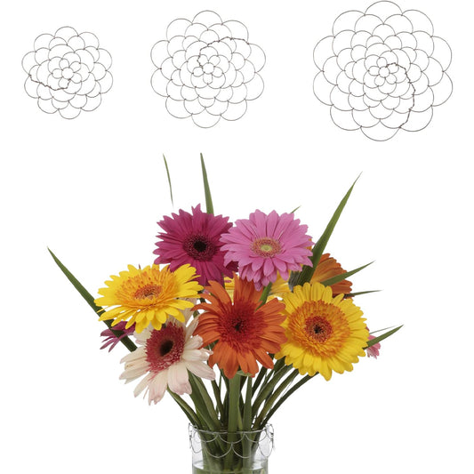 3 Pack Wire Flower Arranging Tool Reusable Bendable Flower Grid_0