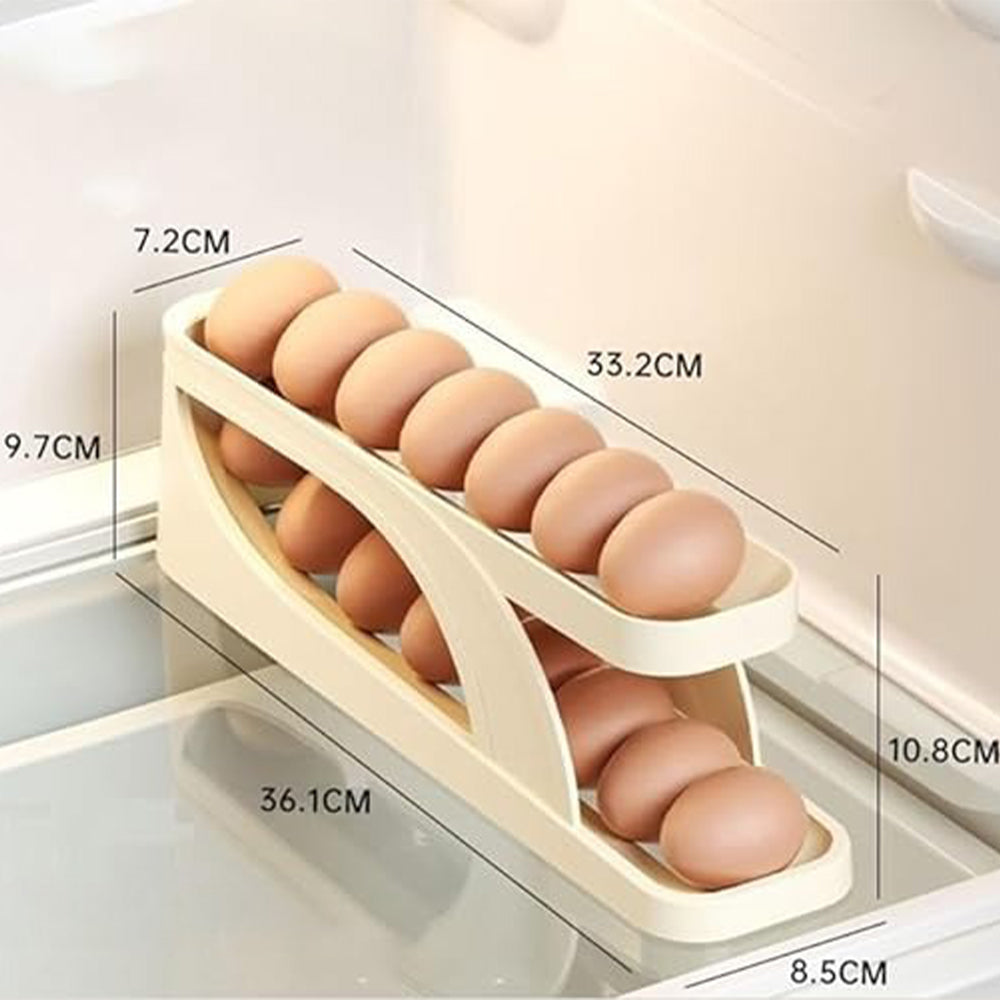 Double-Layer Roll Down Refrigerator Egg Dispense Tray_8