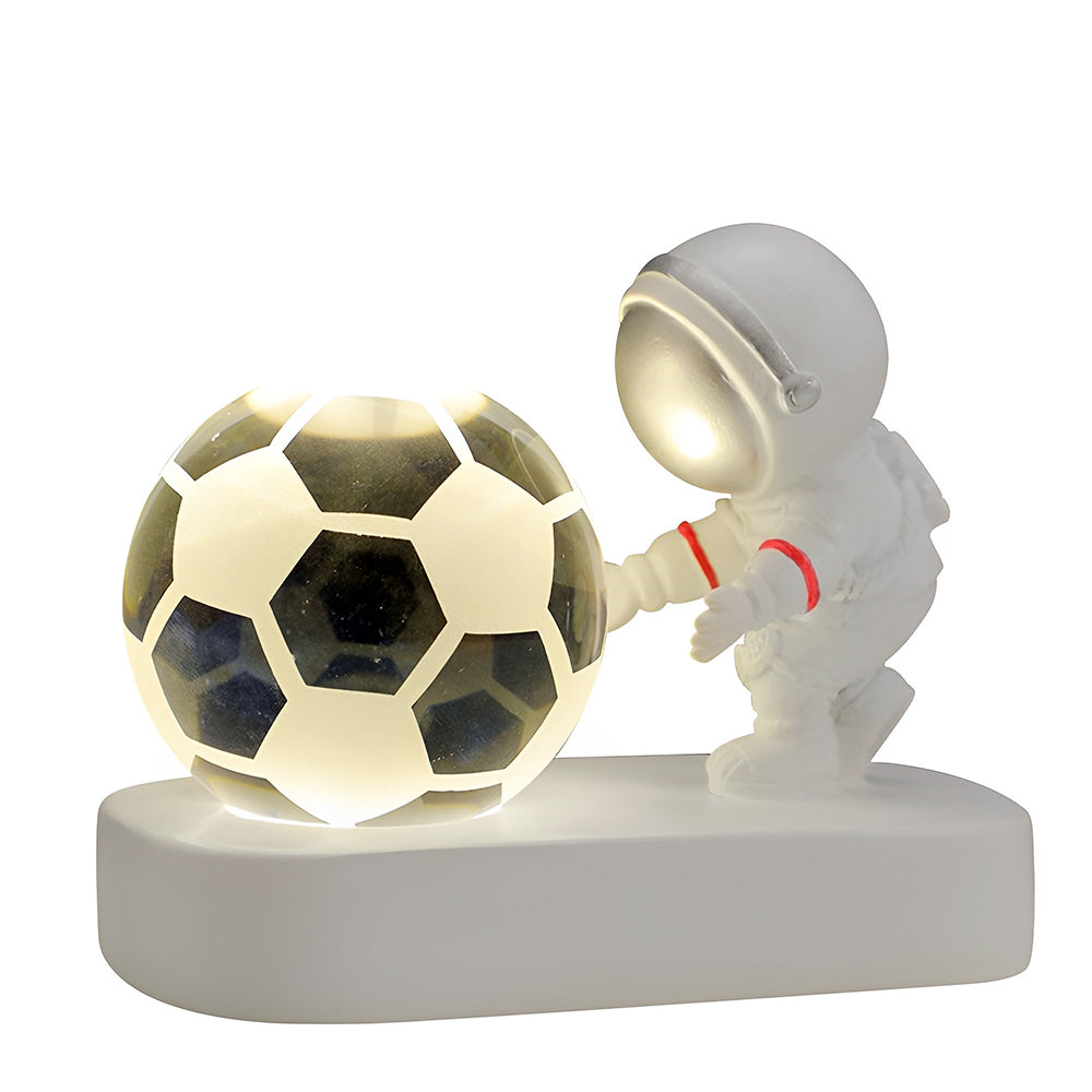 Astronaut 3D Crystal Ball Night Light for Home Décor - USB Plugged In_9
