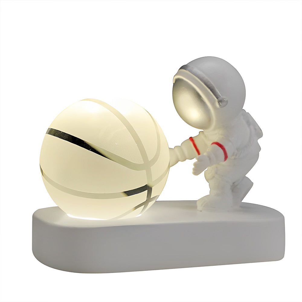 Astronaut 3D Crystal Ball Night Light for Home Décor - USB Plugged In_8