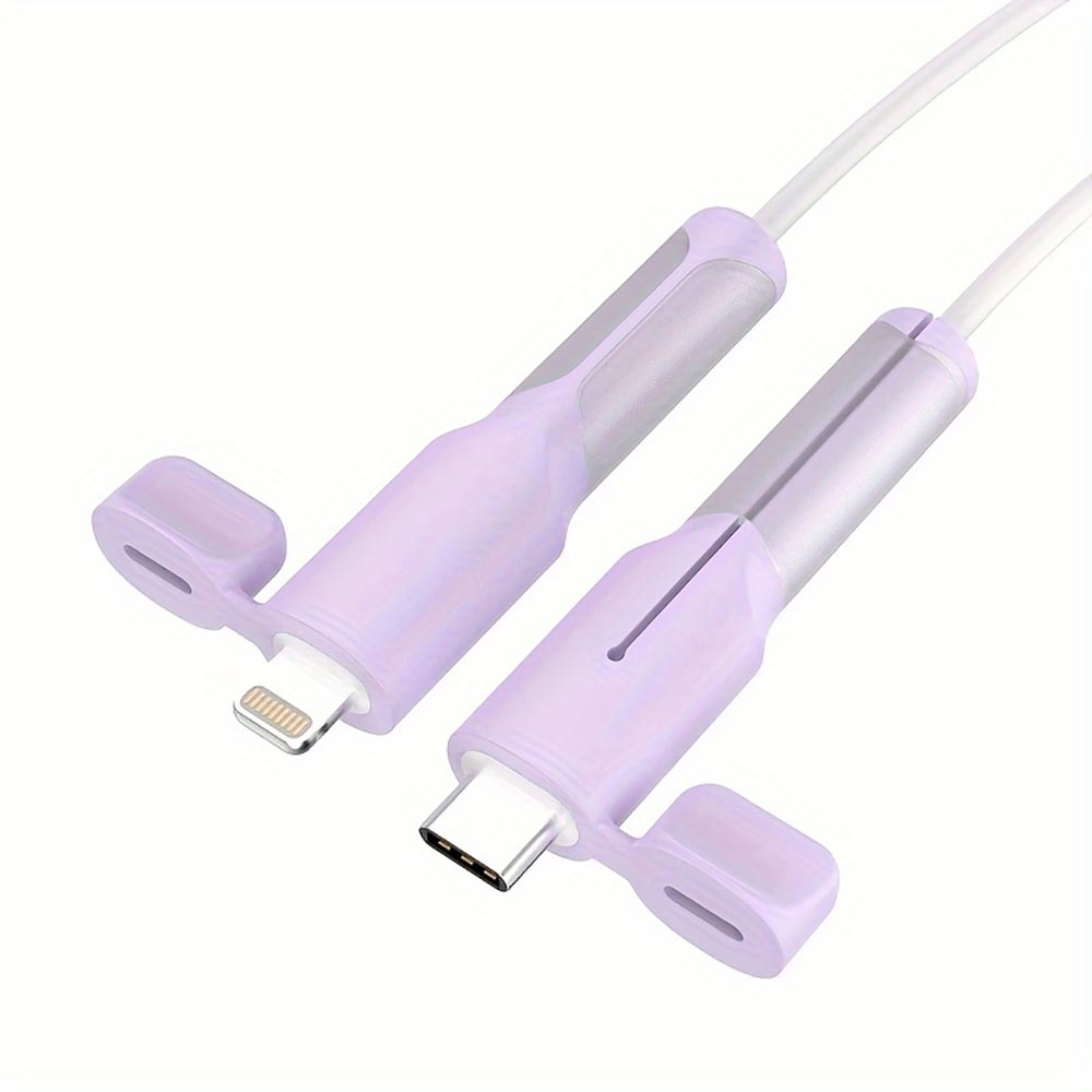 Mobile Phone Data Cable Protective Cover Silicone Anti-break Charging Cable Protective Cover With Dust Cap_32