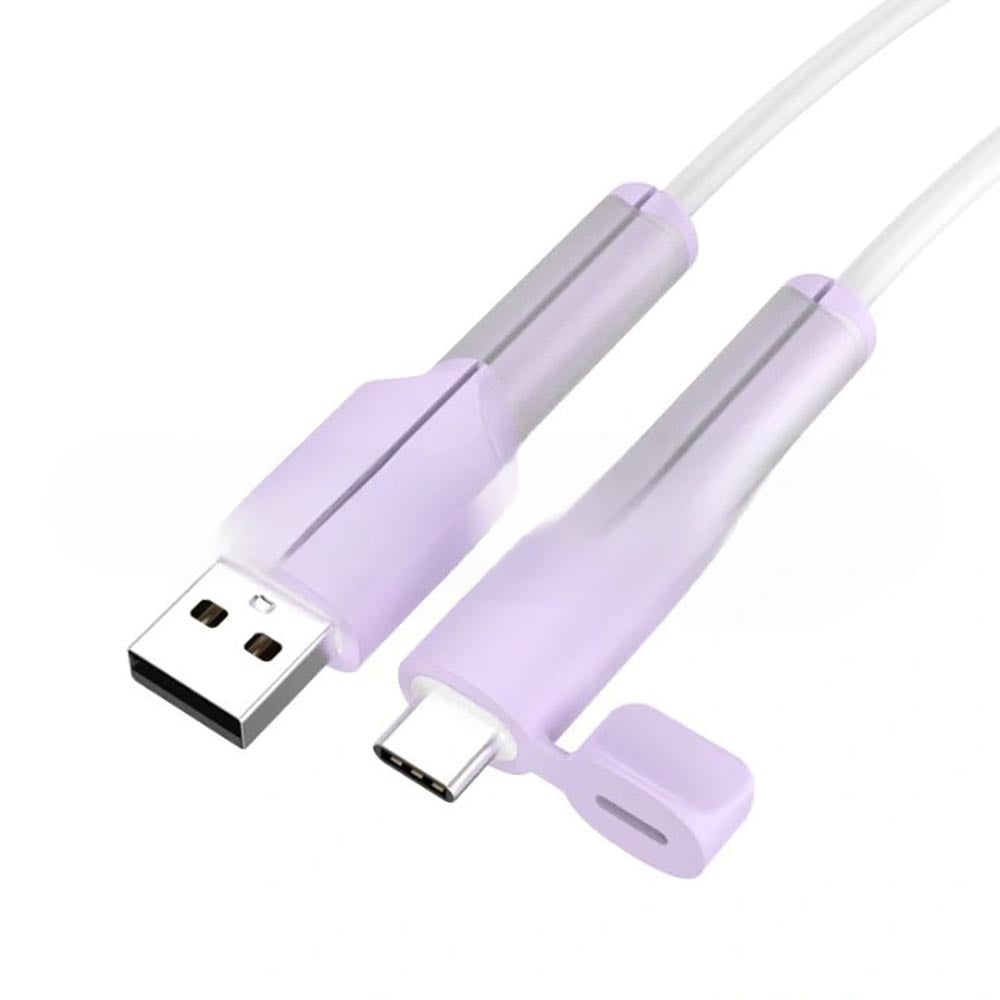 Mobile Phone Data Cable Protective Cover Silicone Anti-break Charging Cable Protective Cover With Dust Cap_34
