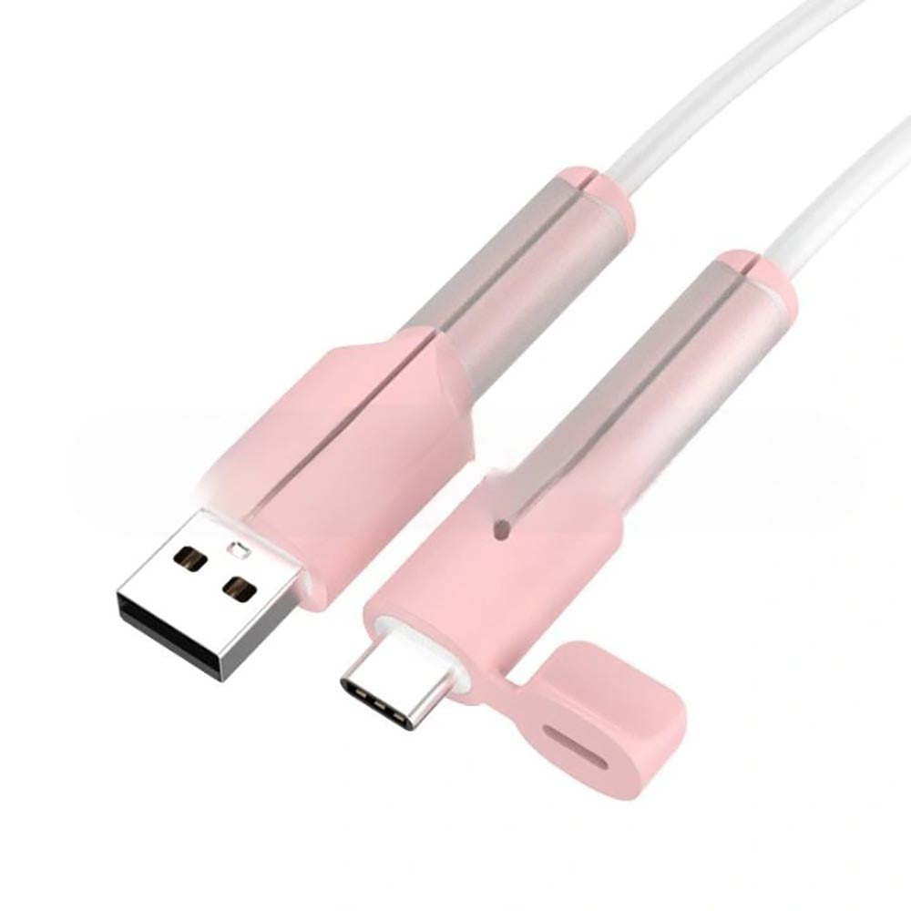 Mobile Phone Data Cable Protective Cover Silicone Anti-break Charging Cable Protective Cover With Dust Cap_39