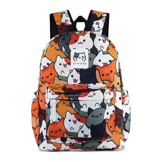Cartoon Print Backpack for Girls and Boys_0