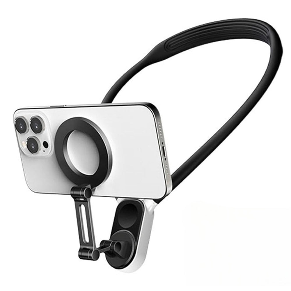 Hand Free Magnetic Vlog Phone Neck Mount Holder for Mobile Phone Accessory_4