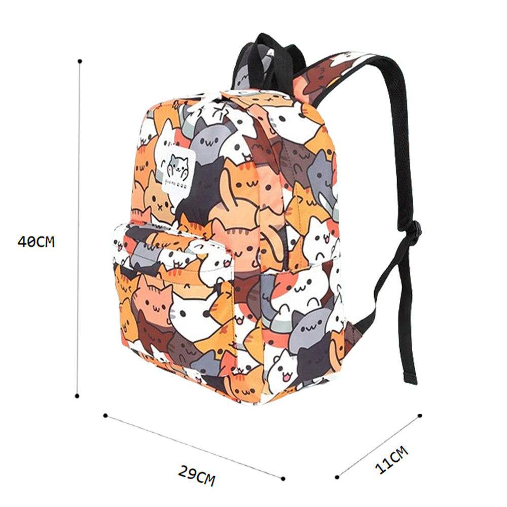 Cartoon Print Backpack for Girls and Boys_8