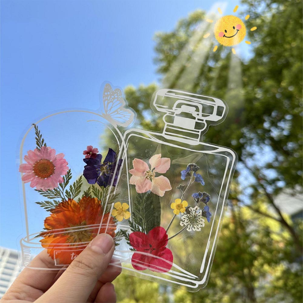 20pcs Handmade Transparent Dried Flower Bookmark_5