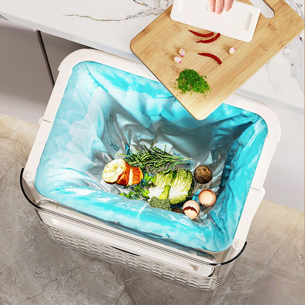 Space-Saving Hanging Collapsible Trash Can for Kitchen_5