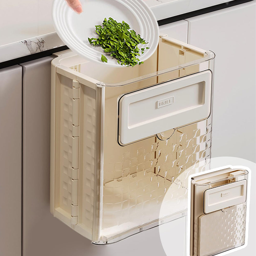 Space-Saving Hanging Collapsible Trash Can for Kitchen_4