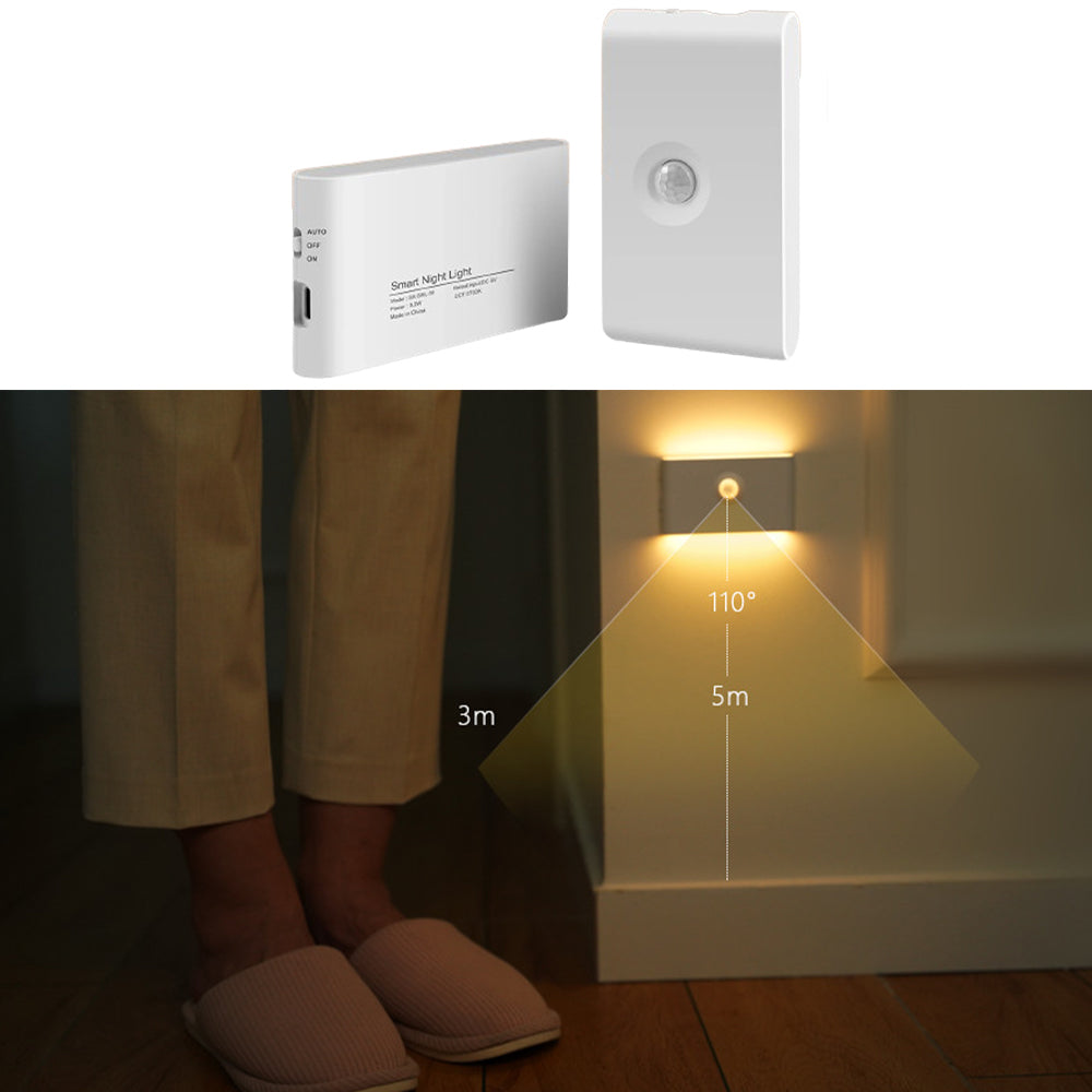 Motion Sensor LED Nightlight for Home, Bedroom and Stair - USB Rechargeable_9