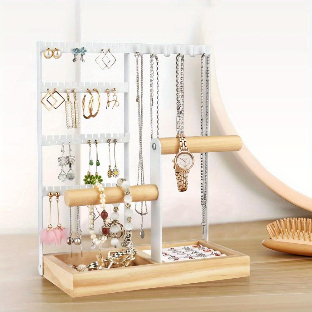 Desktop Jewelry Organizer Jewelry Stand With Ring And Bracelet Holder_4