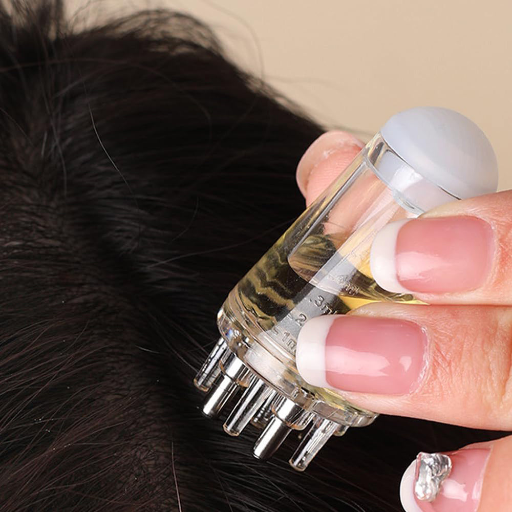Mini Portable Head Essential Oil Roller Ball Massage Comb_10