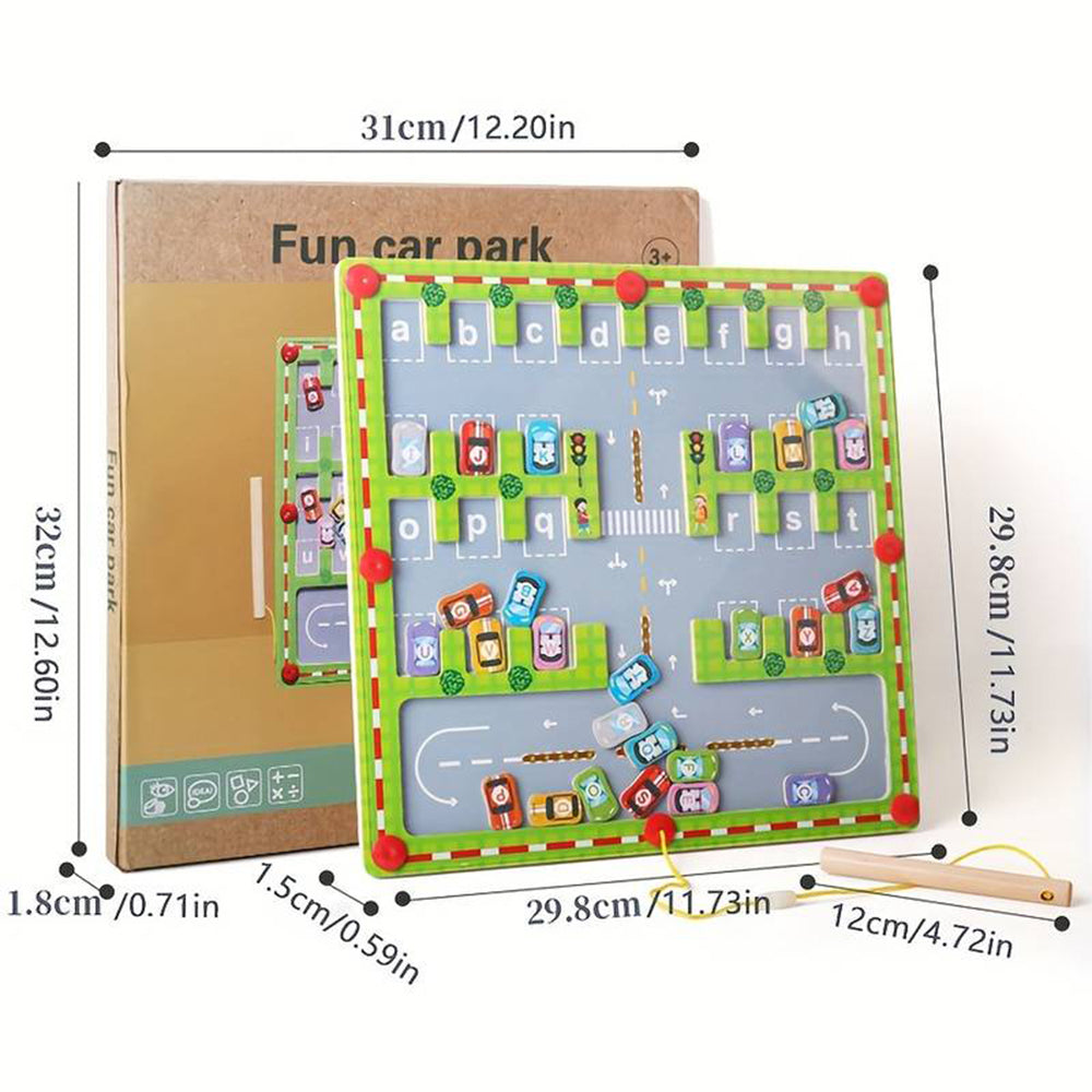 Magnetic Alphabet Maze Letter Puzzle Montessori Educational Toys_13