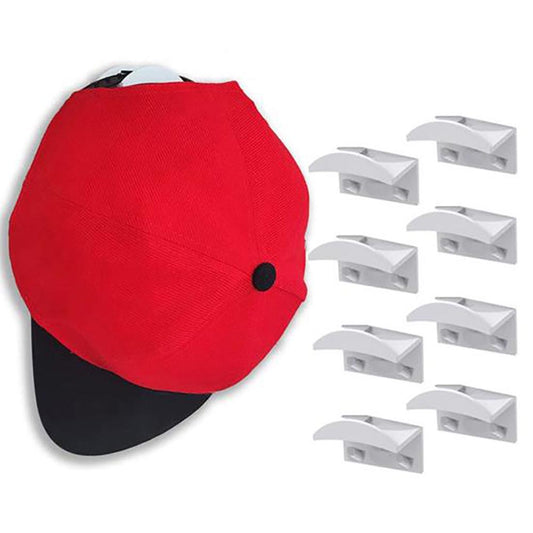 10pcs Self-Adhesive Multifunctional Hat Hooks For Wall_0