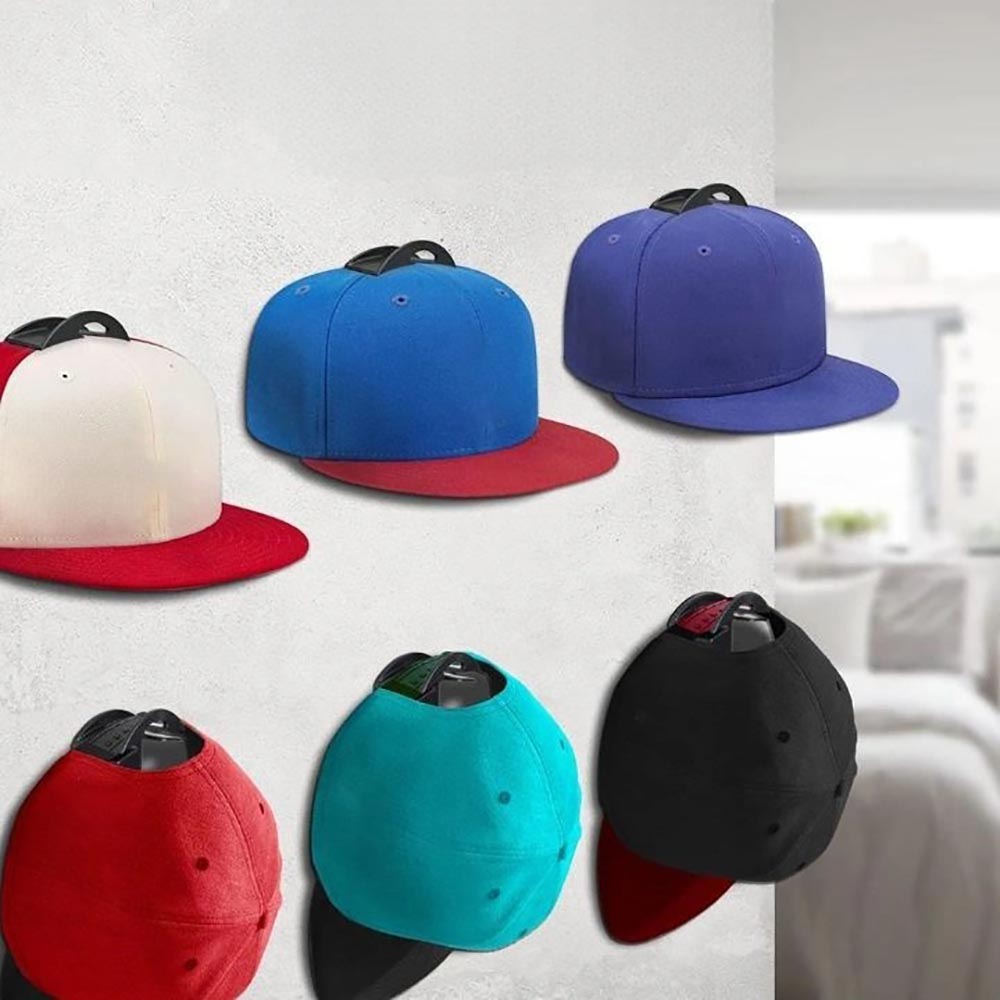 10pcs Self-Adhesive Multifunctional Hat Hooks For Wall_7