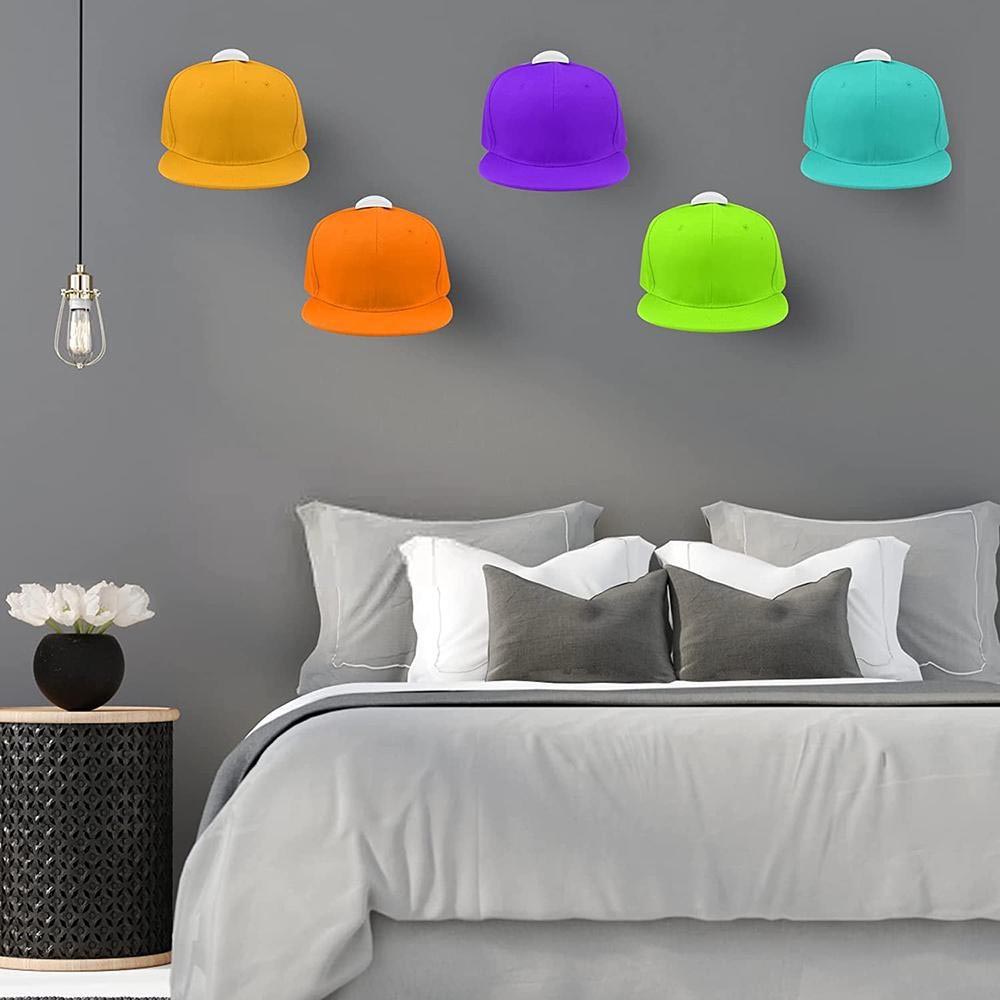 10pcs Self-Adhesive Multifunctional Hat Hooks For Wall_15