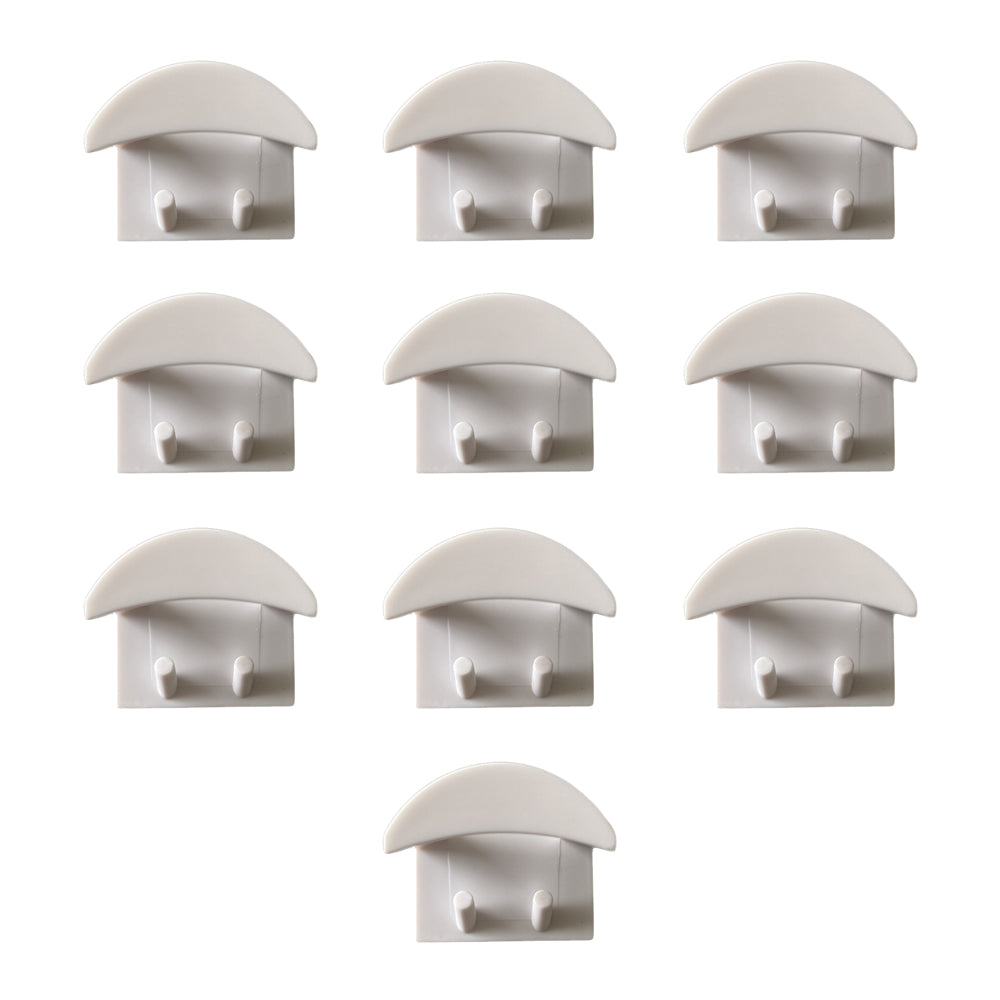 10pcs Self-Adhesive Multifunctional Hat Hooks For Wall_21