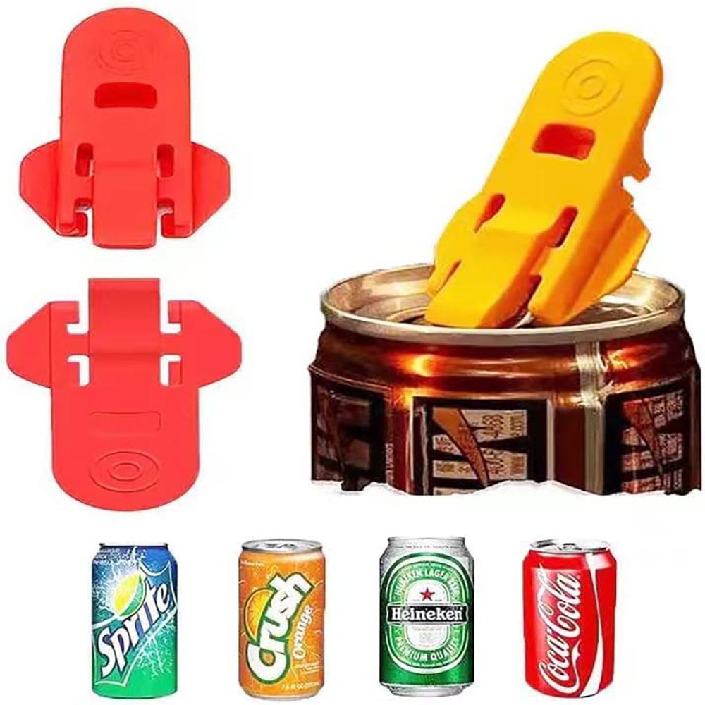 6pcs Dustproof And Insect Proof Simple Handheld Can Opener For Beer And Soda_8