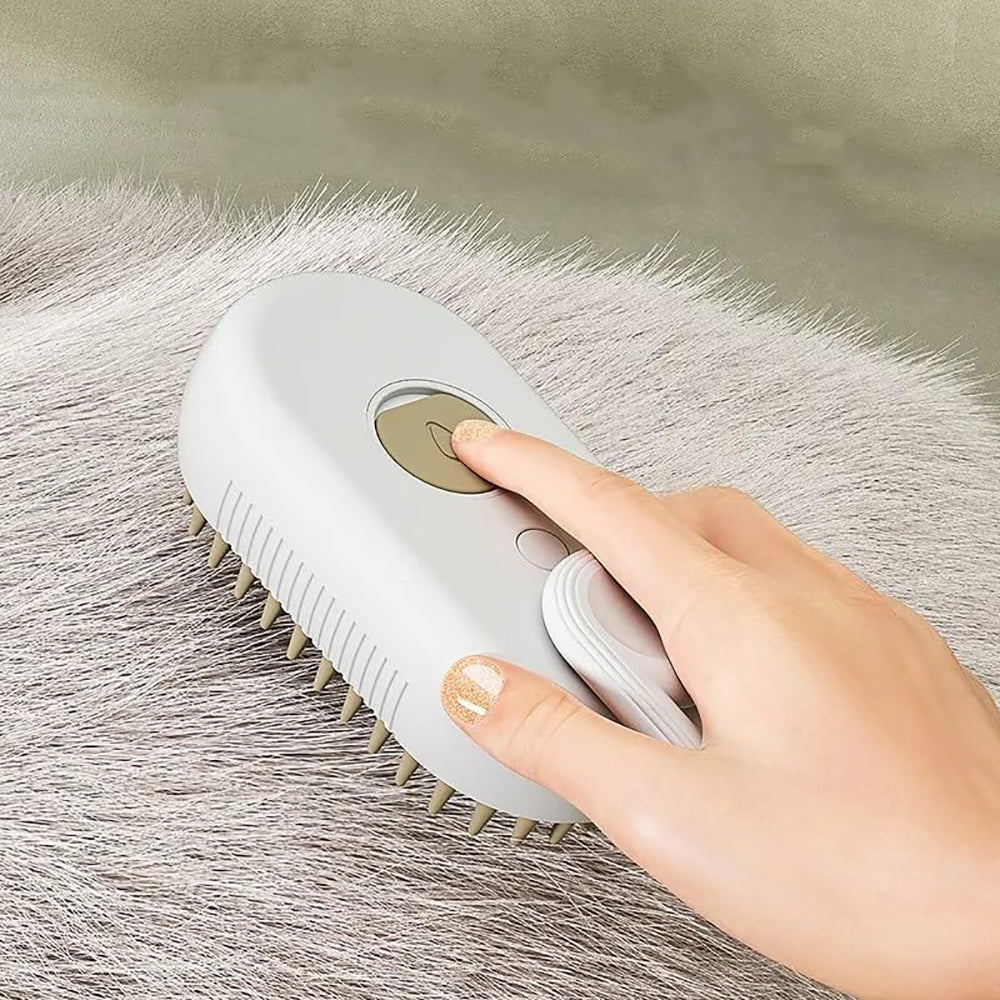 Self-Cleaning Hair Removal Cat Steamy Brush with Massage Function - USB Rechargeable_14