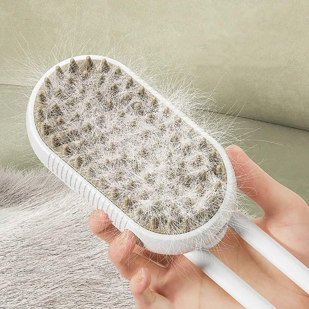 Self-Cleaning Hair Removal Cat Steamy Brush with Massage Function - USB Rechargeable_15