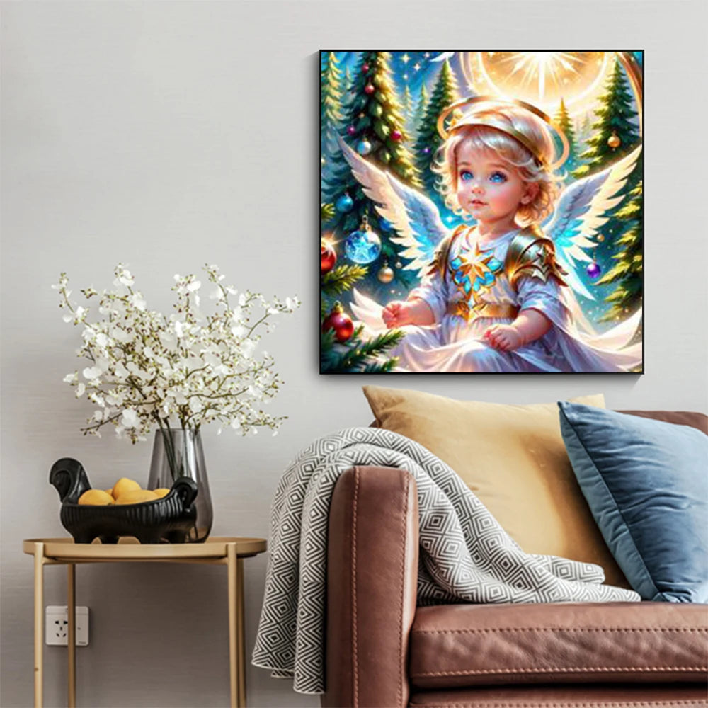 Cute Angel Bbaby Diamond Painting 5D DIY Full Round Drill Wall Decor Embroidery Craft Cross Stitch Modern For Kids Home Decor