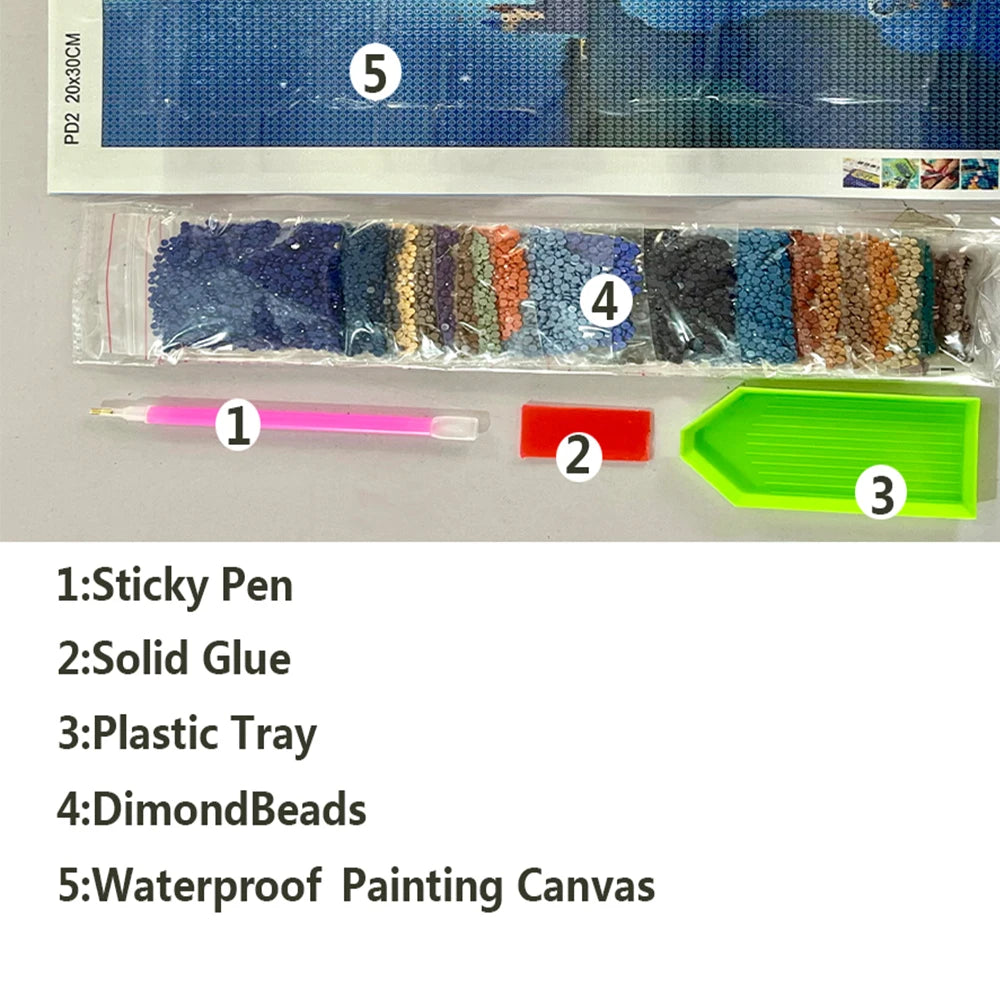 Tree of Life Diamond Painting Art Set 5D DIY Full Round Diamond Mosaic Embroidery Cross Stitch Kits Gift Home Wall Decoration