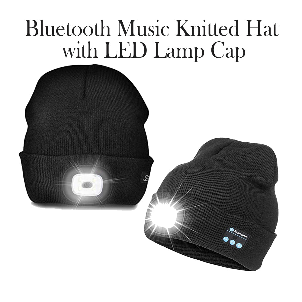 Bluetooth Music Knitted Hat with LED Lamp Cap- USB Charging_11