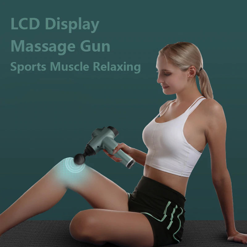 LCD Display Sports Muscle Relaxer Electric Massager- USB Charging_9