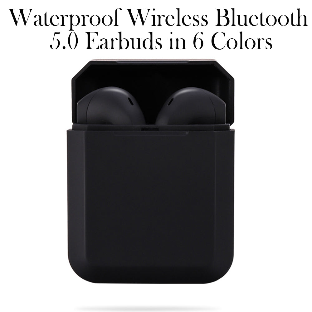Waterproof Wireless Bluetooth 5.0 Earbuds- USB Charging_5