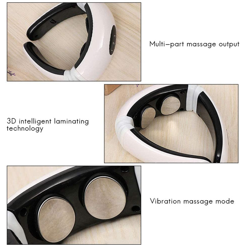 Infrared Heating USB Charging Electric Neck Massager with 6 Massage Modes_8