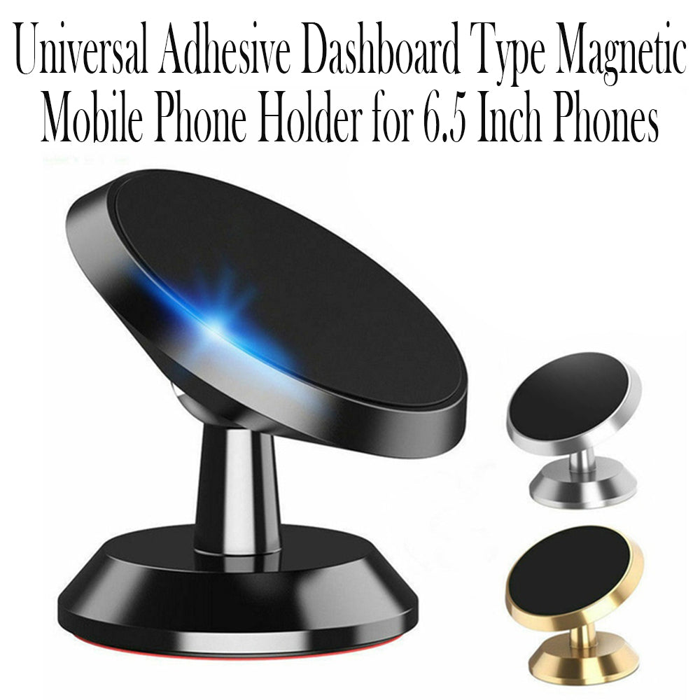 Universal Adhesive Dashboard Type Magnetic Mobile Phone Holder Cellphone Mount for 6.5 inch Phones_4
