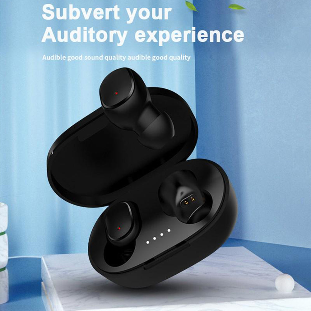 Wireless Headphones Stereo Headset Mini Earbuds with Mic- USB Charging_11