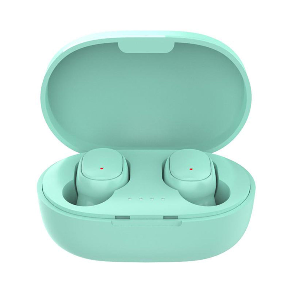 Wireless Headphones Stereo Headset Mini Earbuds with Mic- USB Charging_4