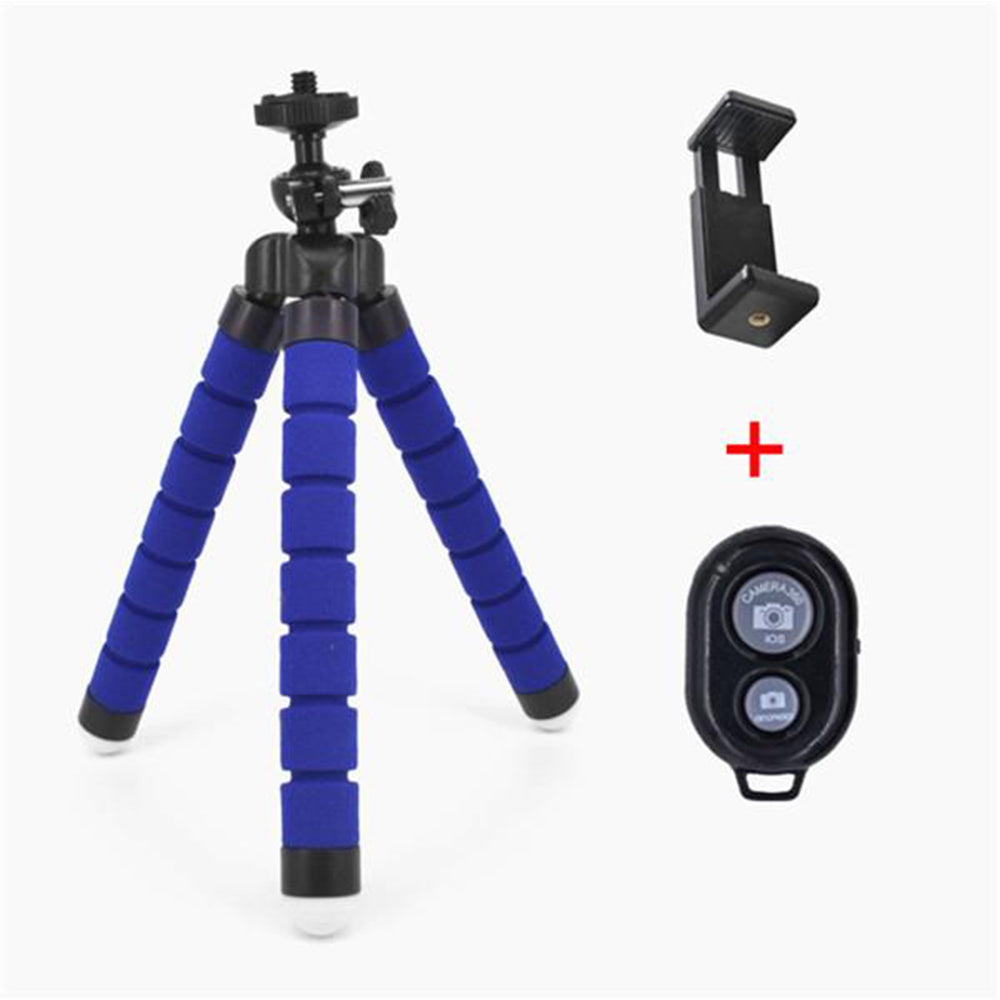 Remote Control Flexible Mobile Phone Holder Tripod Octopus Bracket for Cell Phone and Camera Selfie Stand_4