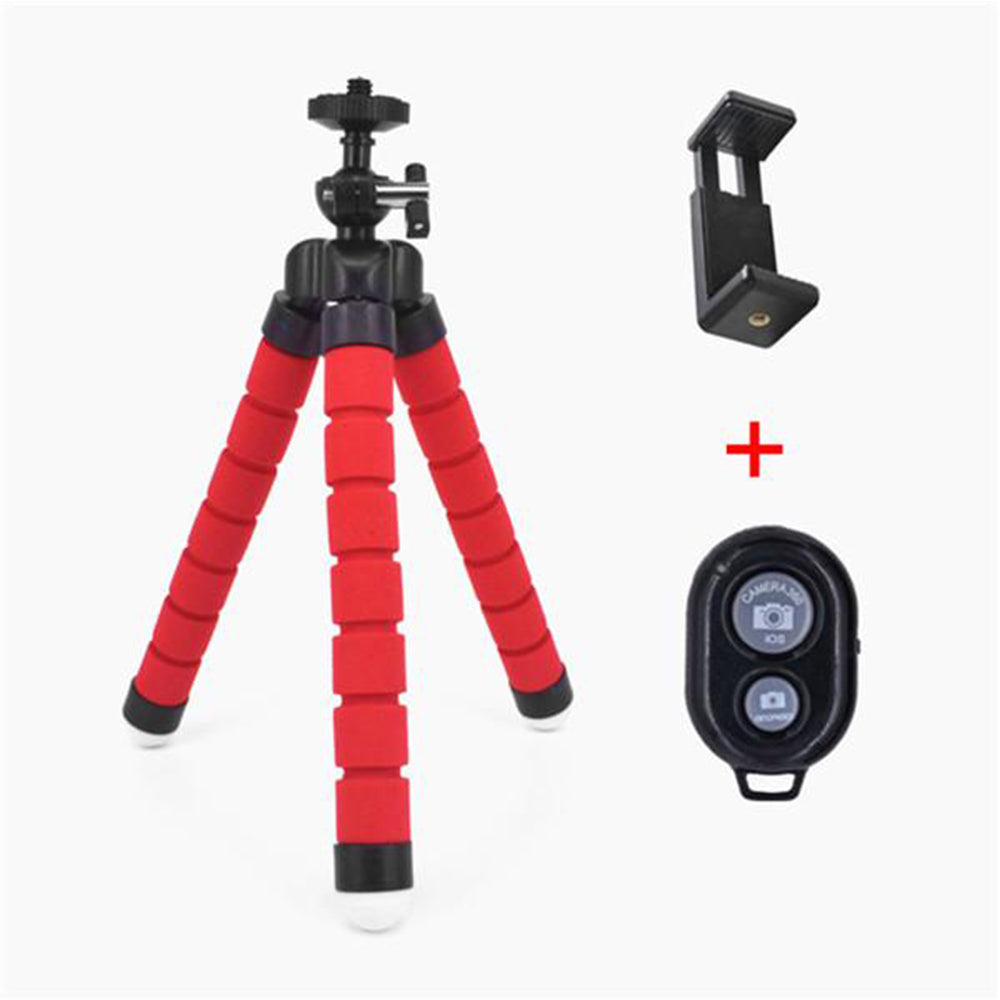 Remote Control Flexible Mobile Phone Holder Tripod Octopus Bracket for Cell Phone and Camera Selfie Stand_5