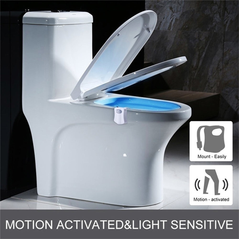 Smart Motion Sensor Toilet Seat Night Light in 8 Colors- Battery Operated_5