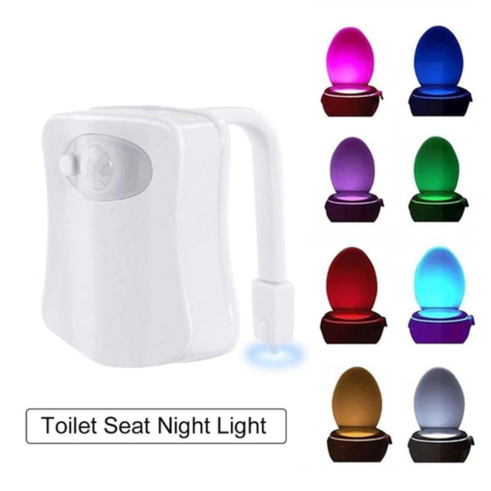Smart Motion Sensor Toilet Seat Night Light in 8 Colors- Battery Operated_6
