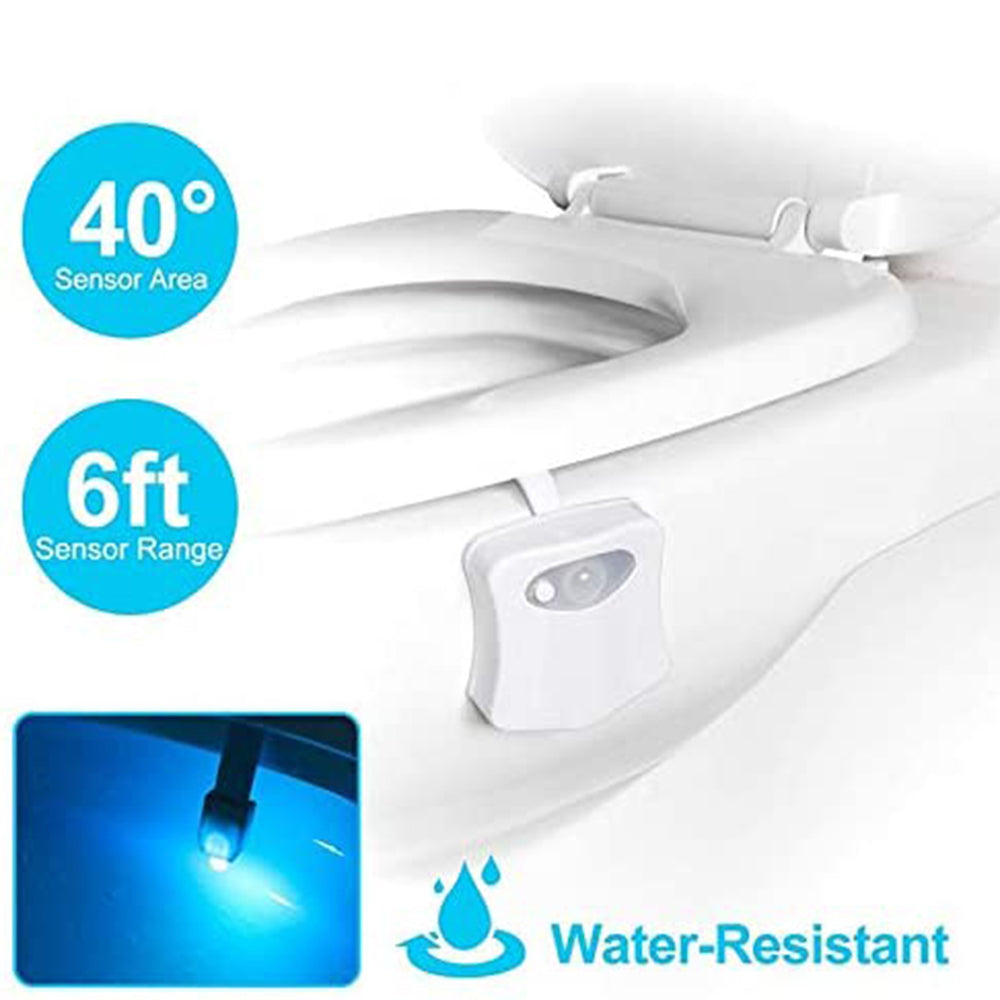Smart Motion Sensor Toilet Seat Night Light in 8 Colors- Battery Operated_12