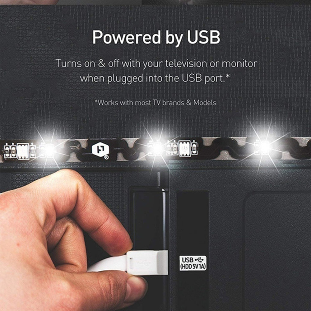5v USB Interface RGB LED Light Strip Room Light with 3 Key Controller_8