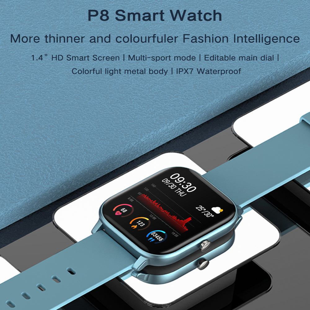 Smart Watch Full Touch Fitness Tracker Blood Pressure Monitor Smart Bracelet- USB Charging_14