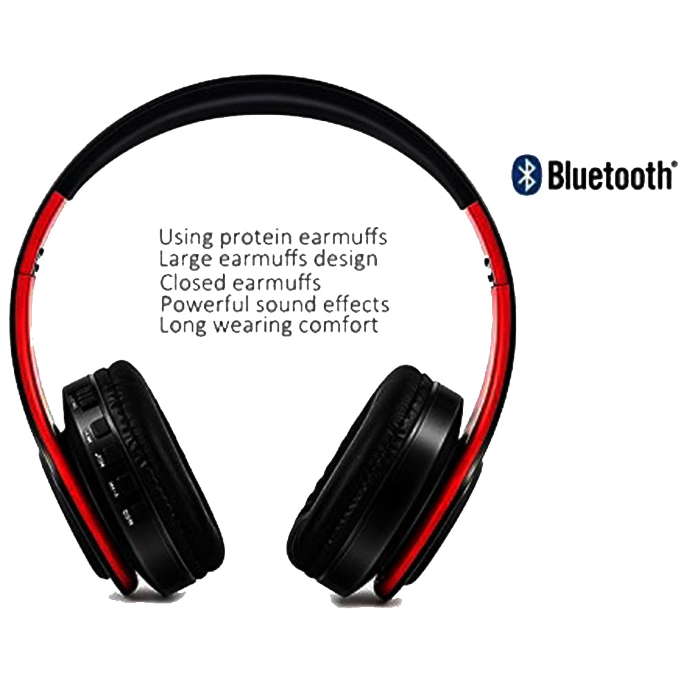 Foldable Wireless Bluetooth Stereo Headset with TF Card Slot- USB Charging_13