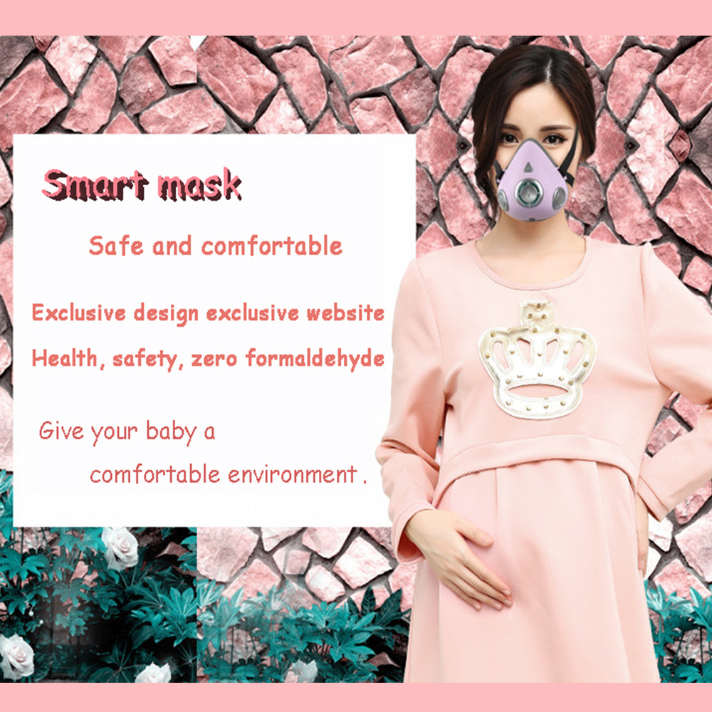 USB Rechargeable Personal Wearable Air Purifier Smart Electric Face Mask_20