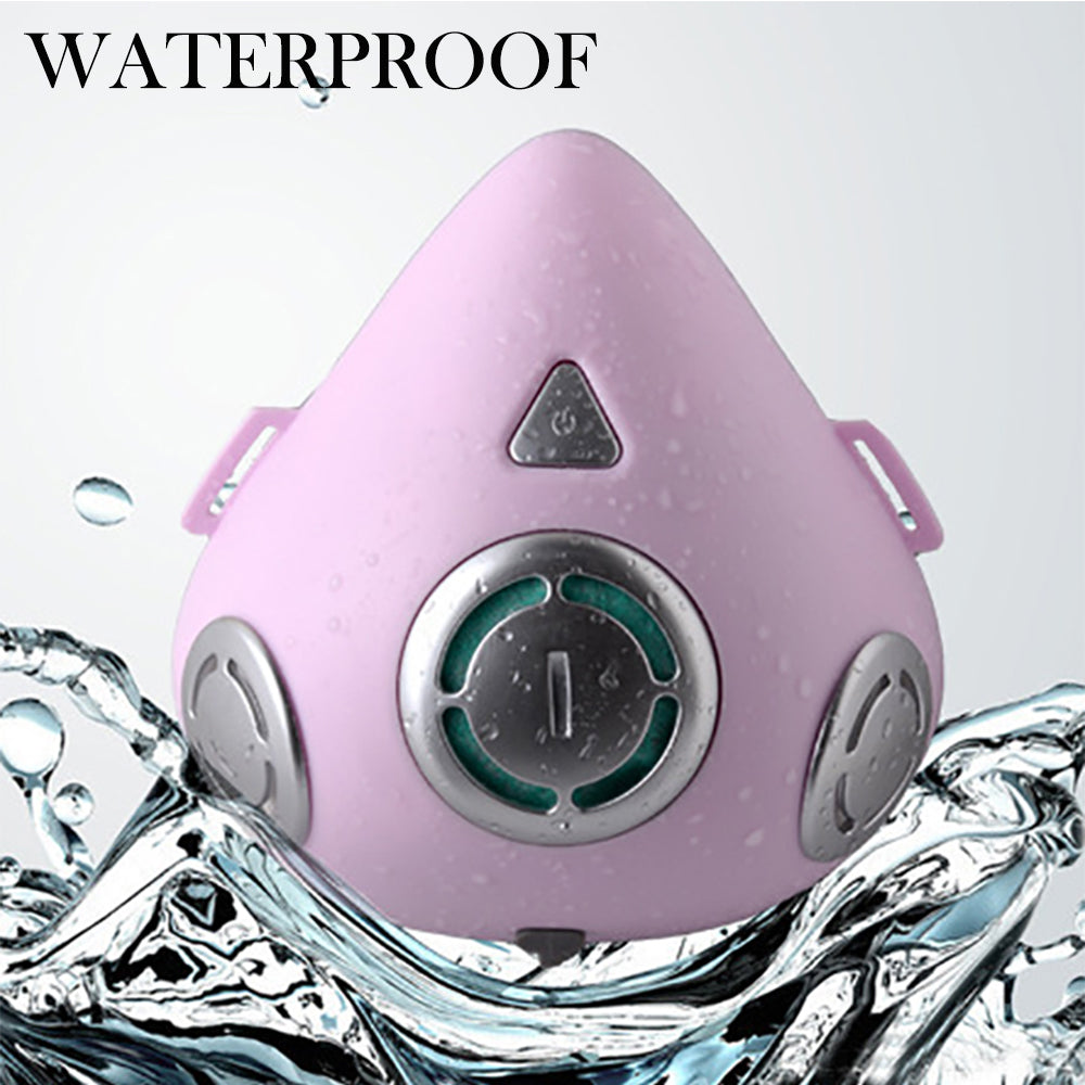 USB Rechargeable Personal Wearable Air Purifier Smart Electric Face Mask_12