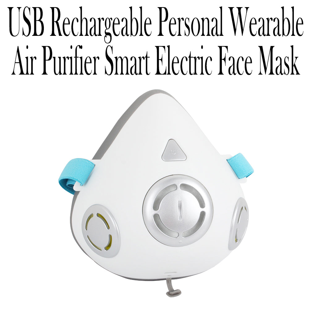 USB Rechargeable Personal Wearable Air Purifier Smart Electric Face Mask_5