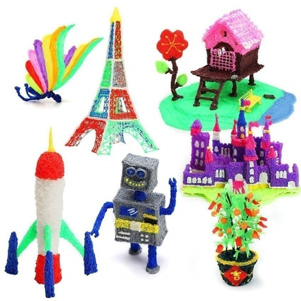 Magic 3D Printing Pen for Kids DIY Pen with LED Display and Filaments_18