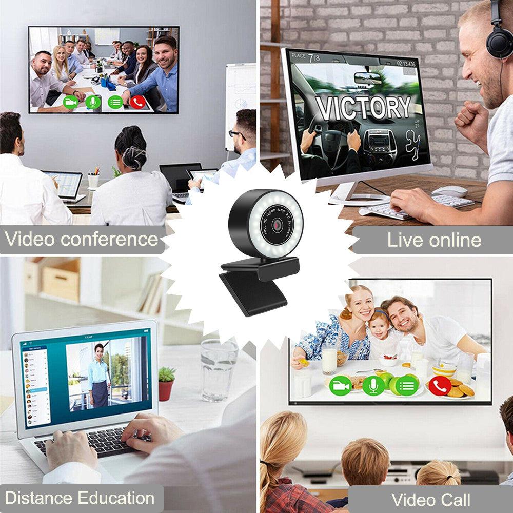 1080P HD Fixed Focus USB Webcam with Microphone for Desktop PC Web Camera_8