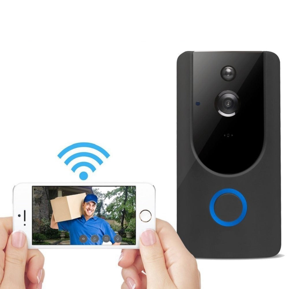 Smart Wireless Wi-Fi HD Video Doorbell for Home Security- Battery Operated_4