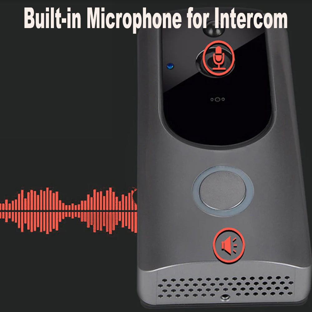 Smart Wireless Wi-Fi HD Video Doorbell for Home Security- Battery Operated_10