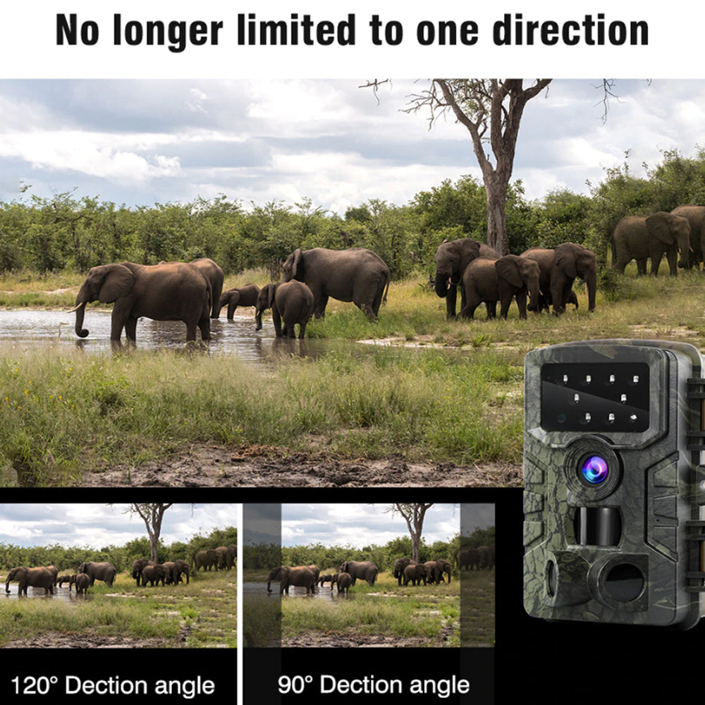 120°Detecting Range Hunting Trail Camera Scouting Camera- Battery Operated_5